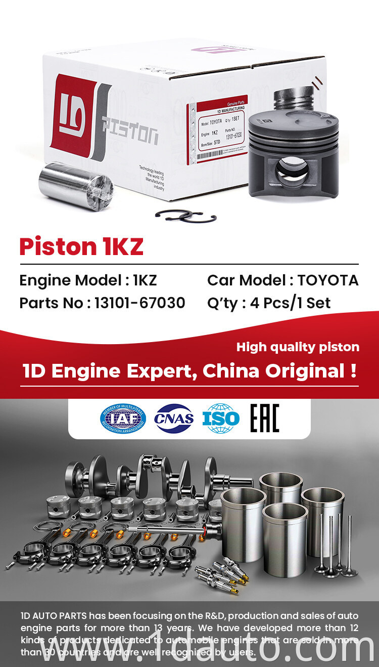 Auto Engine 1KZ Piston for Toyota
